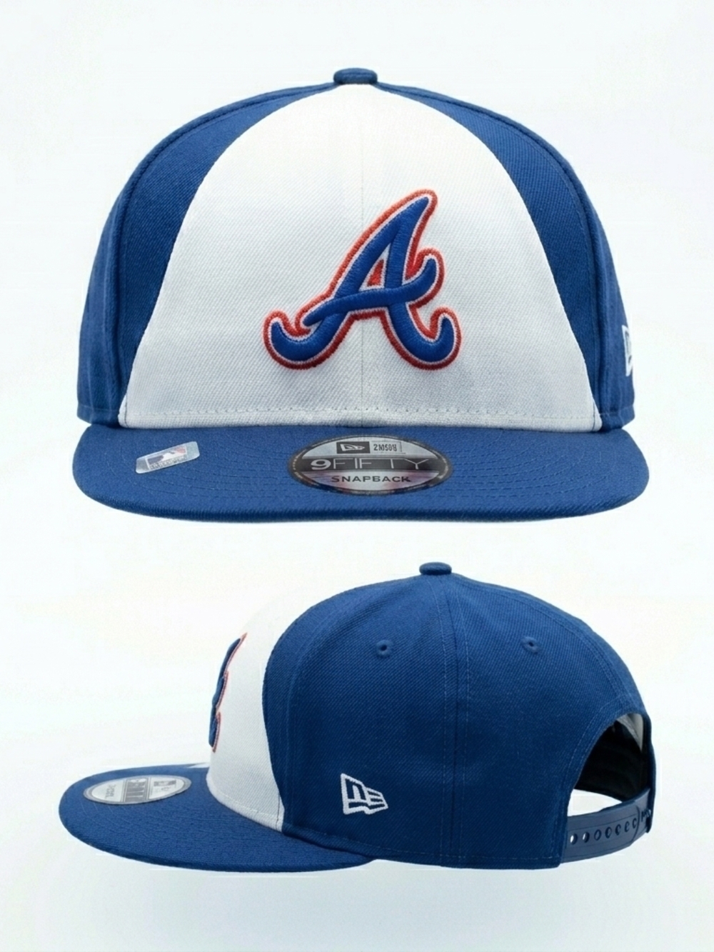 New Era Blue & White Kids Atlanta 'A' Snapback Cap